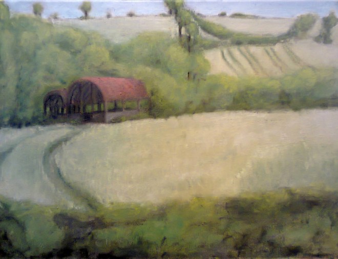 'A red barn'